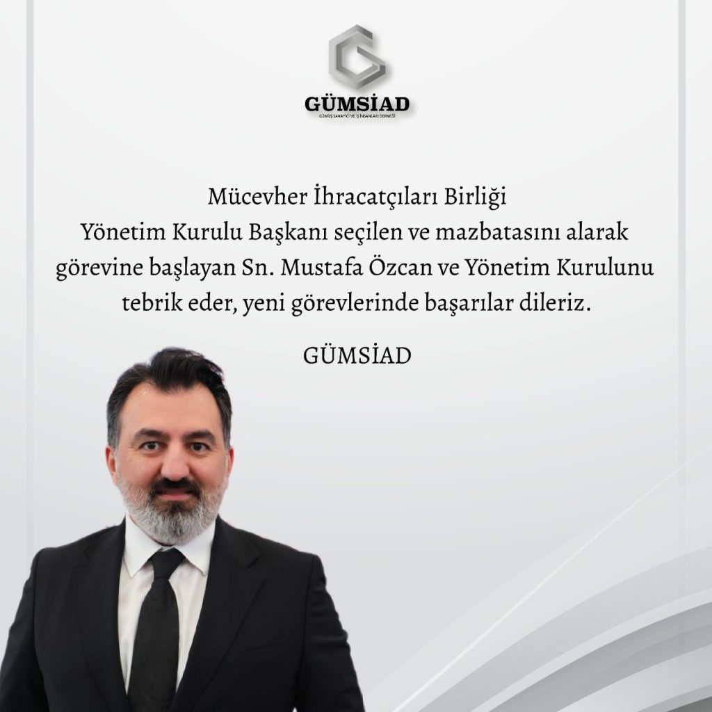 Mustafa Özcan'a Tebrik
